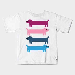 dogs colorful Kids T-Shirt